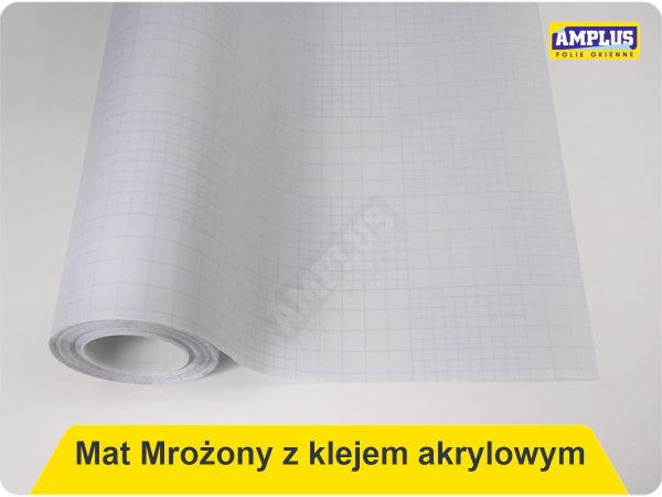 Folia mrożona szroniona (mrożone szkło) pod ploter i druk
